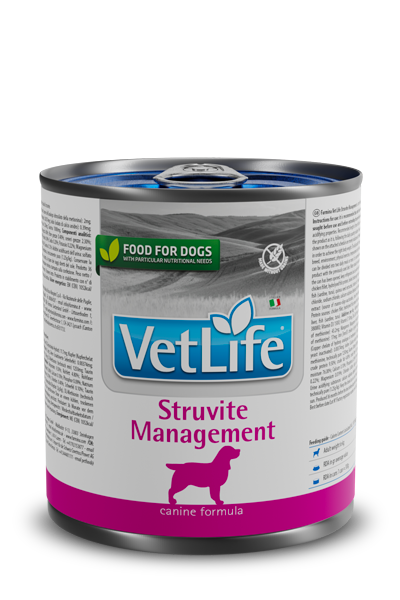 Farmina Vet Life Struvite Management 300 Grammi Cibo Umido per Cani Adulti di Tutte le Taglie con Problemi Urinari - 6 Lattine