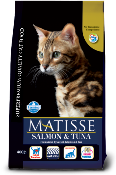 Matisse Farmina Adult Con Salmone e Tonno Cibo Secco Per Gatti