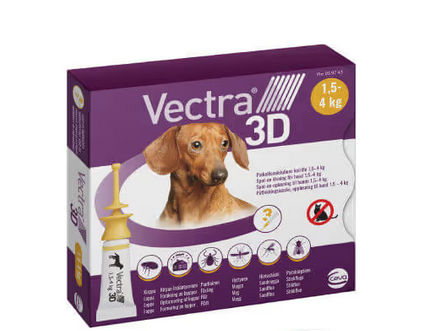 Vectra 3D Antiparassitario Completo Per Cani - 3 Fialette