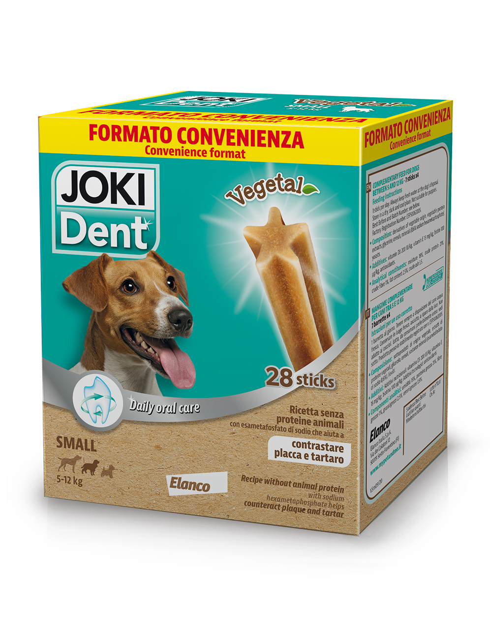 Joki Dent Vegetal Multipack Snack Dentale Per Cani e Cuccioli - 28 Stick