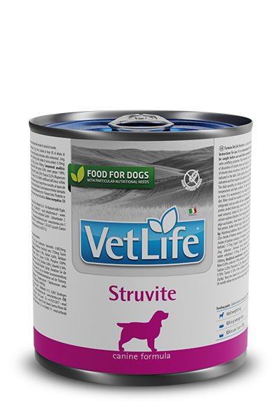 Farmina Vet Life Struvite 300 Grammi Cibo Umido per Cani Adulti di Tutte le Taglie con Problemi Urinari - 6 Lattine