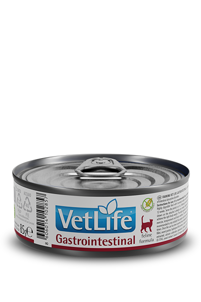 Farmina Vet Life Gastrointestinal 85 Grammi Cibo Umido per Gatti Adulti con Problemi Intestinali - 12 lattine