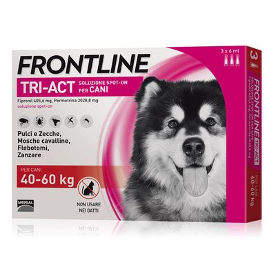 Frontline Tri Act Antiparassitario 3 Fialette Per Cani