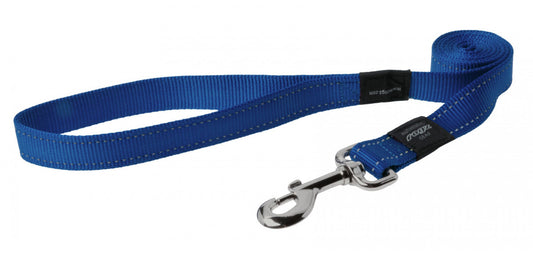 Rogz Guinzaglio Fanbelt Blu Large 1,4 mt Per Cani e Cuccioli