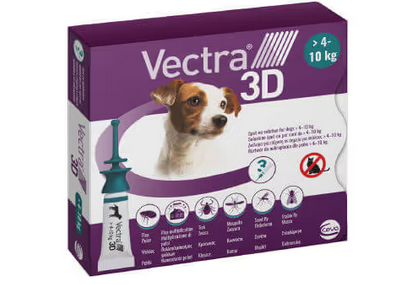 Vectra 3D Antiparassitario Completo Per Cani - 3 Fialette