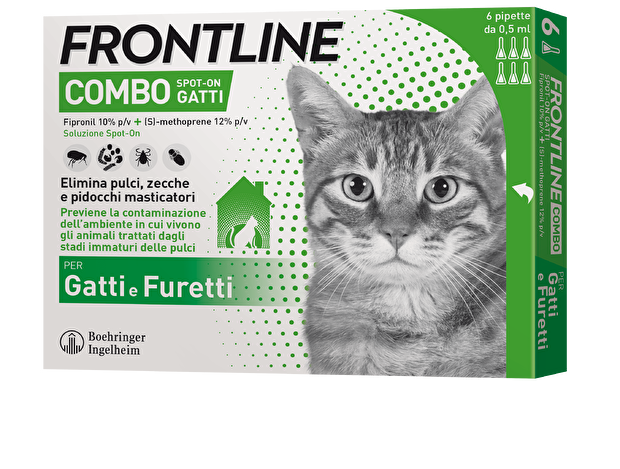 Frontline Combo per Gatti e Furetti soluzione spot-on