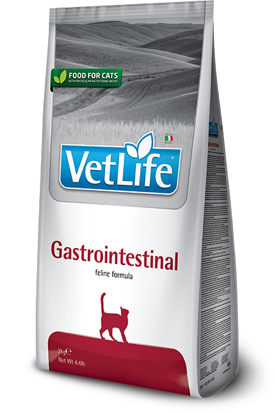 Farmina Vet Life Gastrointestinal Cibo Secco per Gatti Adulti con Problemi Intestinali