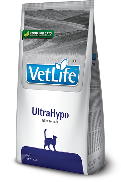 Farmina Vet Life Ultrahypo Cibo Secco per Gatti Adulti con Intolleranze