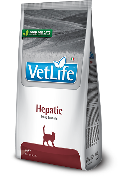 Farmina Vet Life Hepatic 2 Kg Cibo Secco per Gatti Adulti con Problemi al Fegato