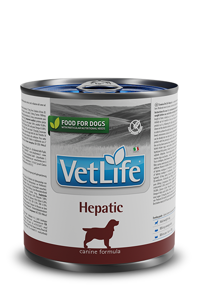 Farmina Vet Life Hepatic 300 Grammi Cibo Umido per Cani Adulti di Tutte le Taglie con Problemi Al Fegato - 6 Lattine