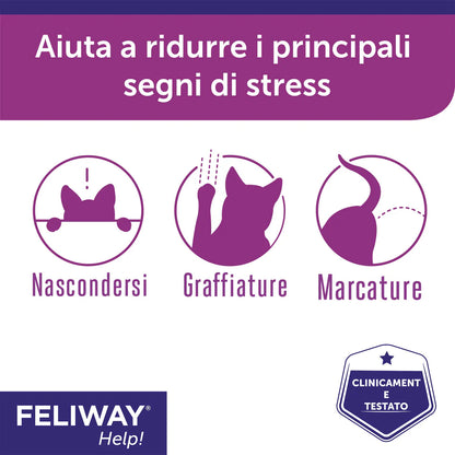 Feliway Help Ceva Vetem Diffusore Con Ricarica Per Gatti (durata 7 giorni)