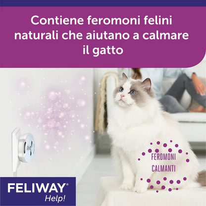 Feliway Help Ceva Vetem Diffusore Con Ricarica Per Gatti (durata 7 giorni)