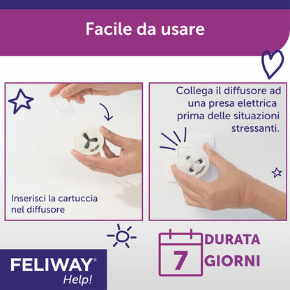 Feliway Help Ceva Vetem Diffusore Con Ricarica Per Gatti (durata 7 giorni)