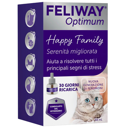 Feliway Optimum Ceva Vetem Ricarica Per Gatti e Gattini - Durata 30 Giorni