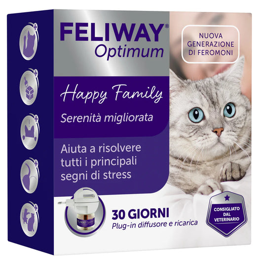 Feliway Optimum Ceva Vetem Diffusore Con Ricarica Per Gatti e Gattini - Durata 30 Giorni