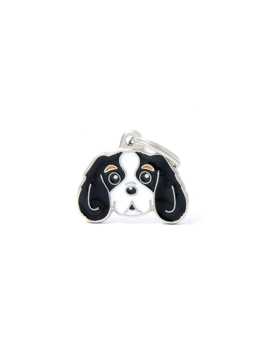 My Family Medaglietta Personalizzabile Friends Cavalier King Tricolore