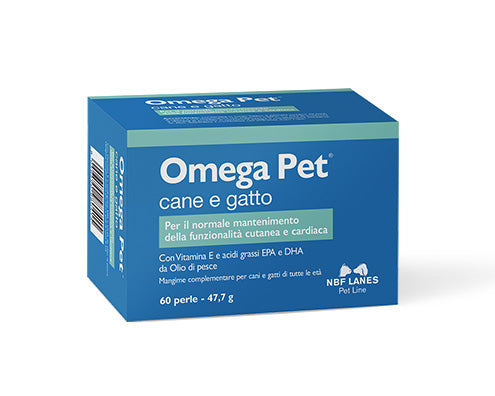 NBF Lanes Omega Pet 60 Perle Per Cani e Gatti