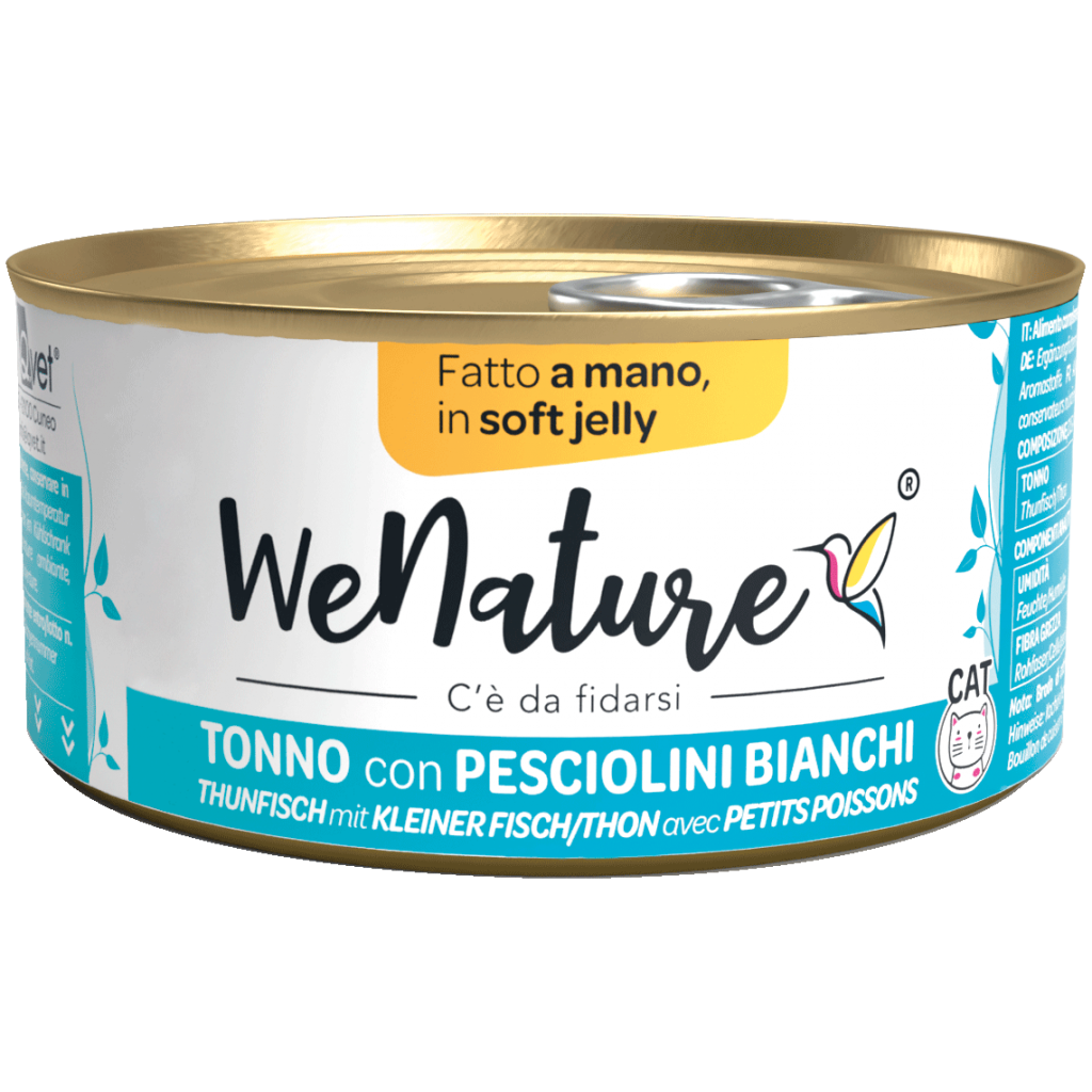 We Nature Soft Jelly 85 Grammi Cibo Umido per Gatti Adulti - 6 lattine