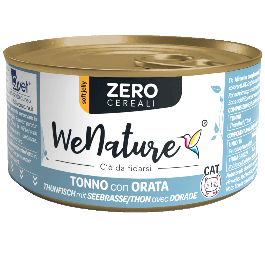 We Nature Soft Jelly 85 Grammi Cibo Umido per Gatti Adulti - 6 lattine