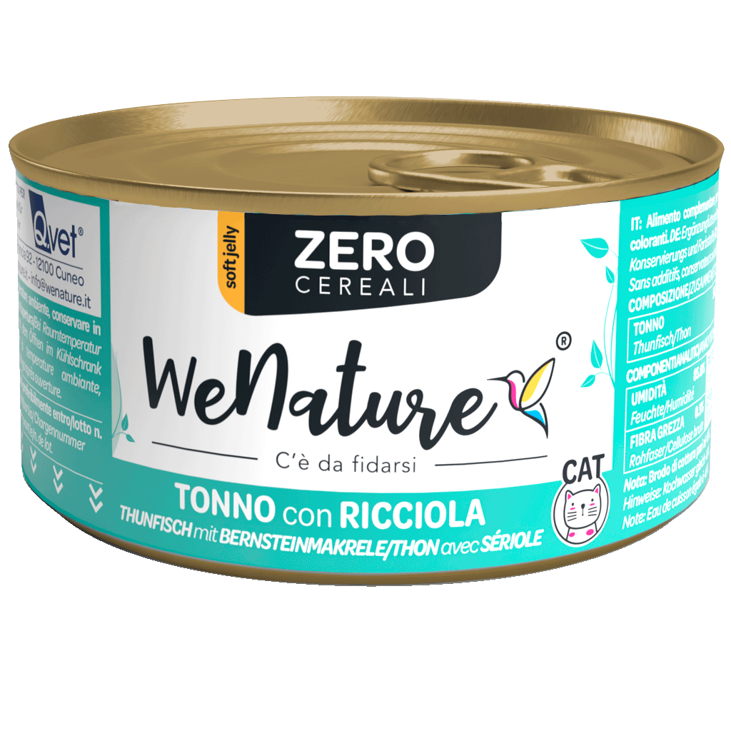 We Nature Soft Jelly 85 Grammi Cibo Umido per Gatti Adulti - 6 lattine