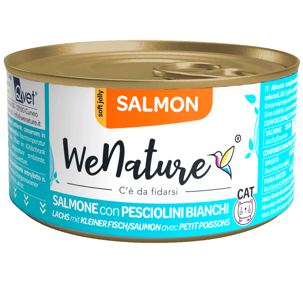 We Nature Soft Jelly 85 Grammi Cibo Umido per Gatti Adulti - 6 lattine