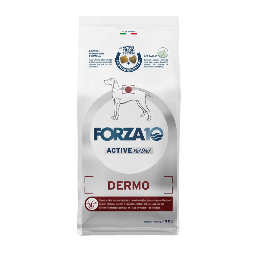 Forza 10 Dermo Active Cibo Secco per Cani Adulti per Dermatosi