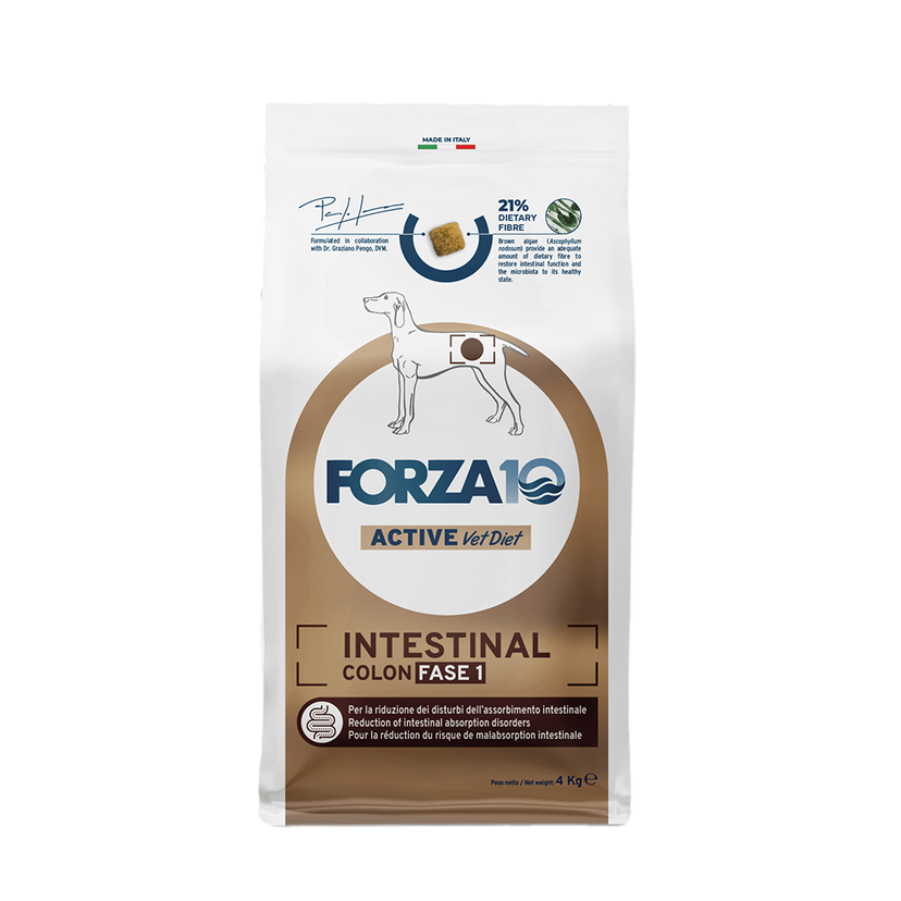 Forza 10 Intestinal Colon Fase 1 Cibo Secco per Cani Adulti con Problemi Intestinali