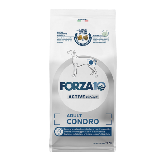 Forza 10 Adult Condro Cibo Secco per Cani Adulti per Metabolismo Articolare