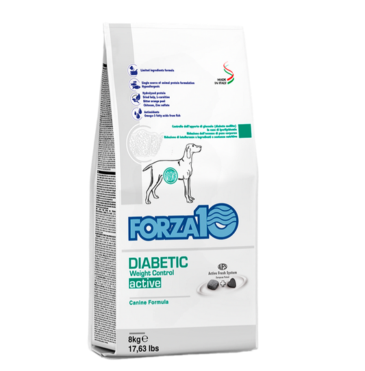 Forza 10 Diabetic Weight Control Cibo Secco per Cani Adulti con Diabete