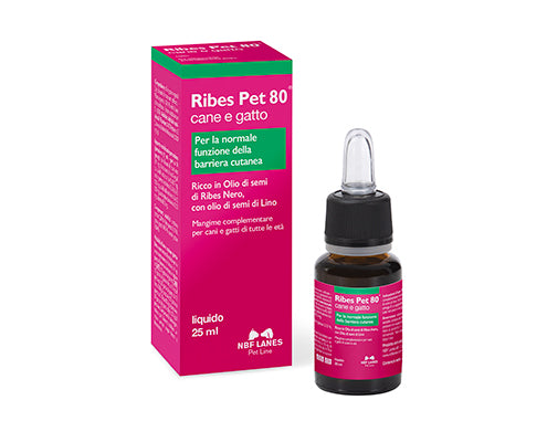 NBF Lanes Ribes Pet 80 Gocce 25 ml Per Cani e Gatti