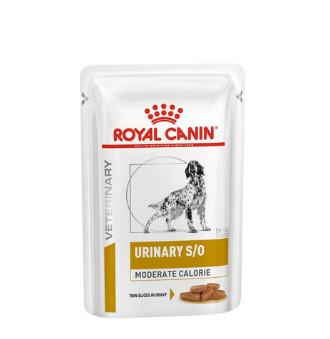 Royal Canin Urinary S/O Moderate Calorie Cibo Umido Per Cani Adulti - 12 Bustine 100 Grammi