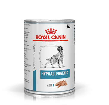 Royal Canin Hypoallergenic Cibo Umido Patè Per Cani Adulti - 12 Lattine 410 Grammi