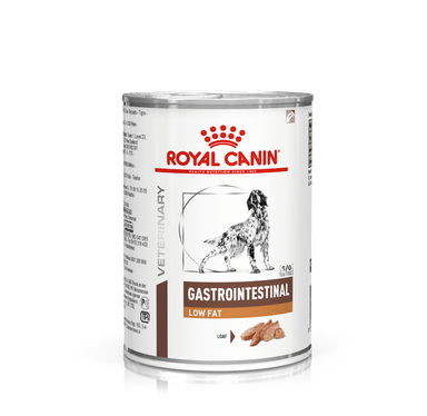 Royal Canin Gastrointestinal Low Fat Cibo umido Per Cani Adulti - 12 Lattine 410 Grammi