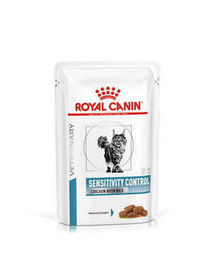 Royal Canin Sensitivity Control Cibo Umido Per Gatti - 12 Bustine 85 Grammi Straccetti in Salsa