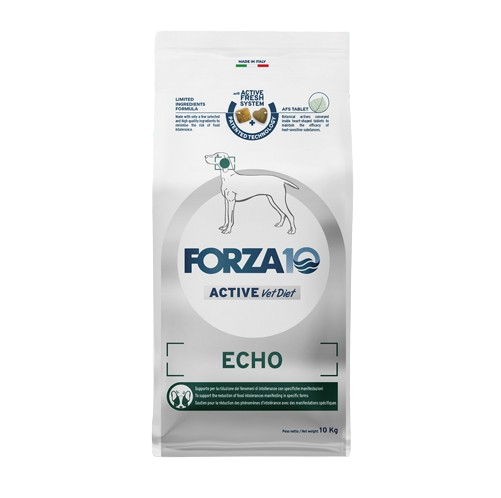 Forza 10 Echo Active Cibo Secco per Cani Adulti con Otite