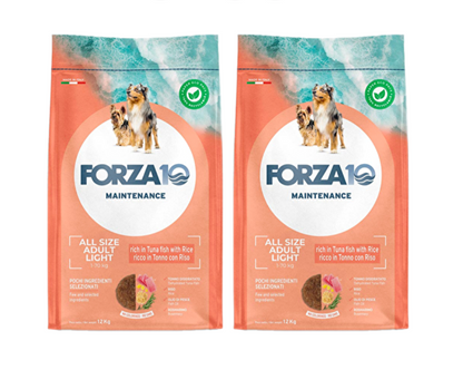 Forza 10 Mantenimento Light al Tonno con Riso Cibo Secco per Cani Adulti di Tutte le Taglie