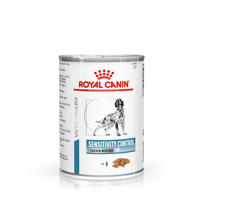 Royal Canin Sensitivity Control Cibo Umido Patè Per Cani Adulti - 12 Lattine 410 Grammi