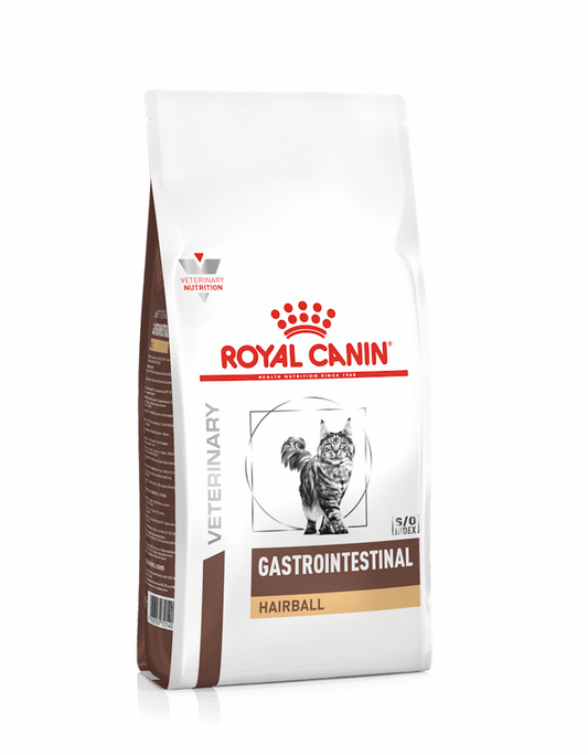 Royal Canin Gastrointestinal Hairball 2 kg Crocchette Per Gatti Adulti con Problemi Gastrointestinal