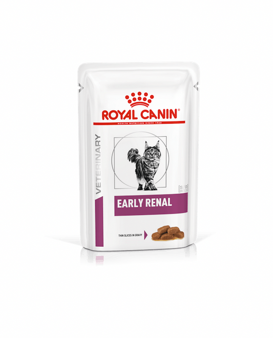 Royal Canin Early Renal Cibo Umido Per Gatti - 12 Buste 85 Grammi Fettine In Salsa