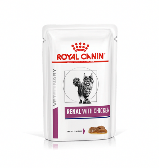 Royal Canin Renal Cibo Umido Per Gatti - 12 Buste 85 Grammi Fettine In Salsa