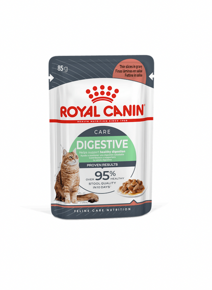 Royal Canin Digestive Care Gravy Cibo Umido Per Gatti Adulti - 12 Buste 85 Grammi