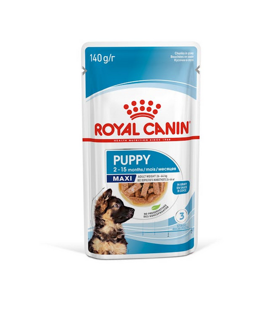 Royal Canin Puppy Maxi Cibo umido Per cuccioli - 10 bustine 140 Grammi