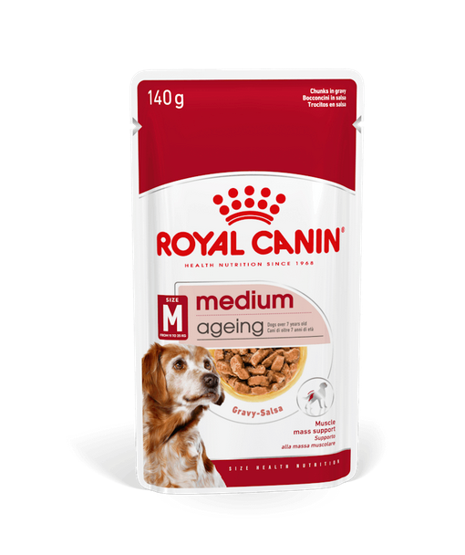 Royal Canin Medium Ageing Cibo Umido Per Cani Anziani - 10 bustine 140 Grammi