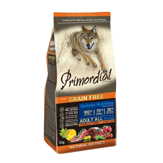 Primordial Adult Grain Free Agnello e Tonno Per Cani Adulti