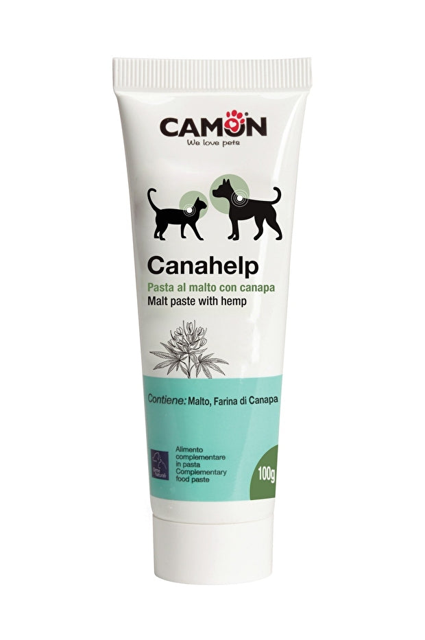 Camon Canahelp 100 Grammi Pasta Al Malto Con Canapa Per Cani e Gatti