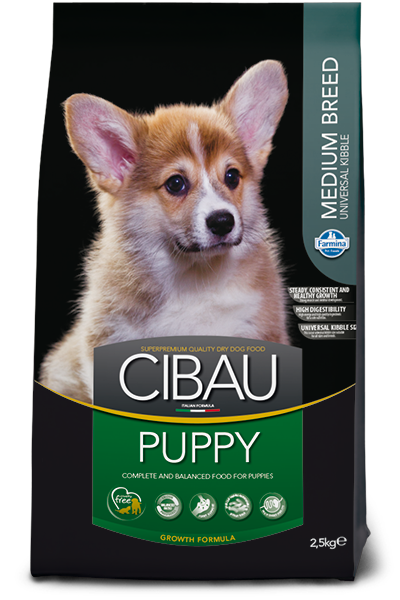 Cibau Farmina Puppy Medium Breed Con Pollo Per Cuccioli Di Taglia Media