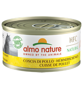 Almo Natural HFC Natural Cibo Umido Per Gatti Adulti - 6 Lattine x 70 Grammi