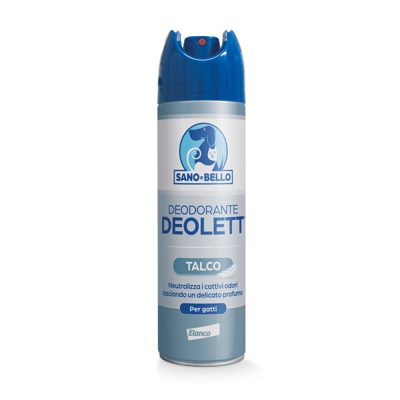 Sano & Bello Deolett 200 ml Deodorante Al Talco Per Gatti e Gattini