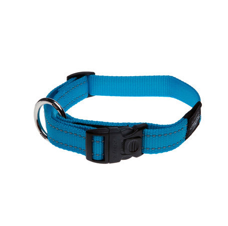 Rogz Collare Regolabile Azzurro 34 - 56 cm Per Cani Taglia Media e Grande