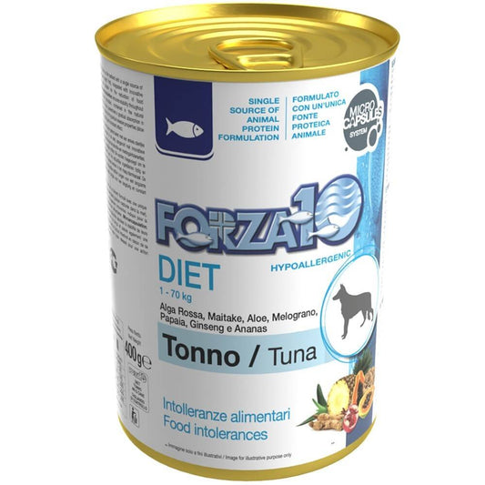 Forza 10 Diet 400 Grammi Cibo Umido per Cani Adulti di Tutte le Taglie  - 12 Lattine